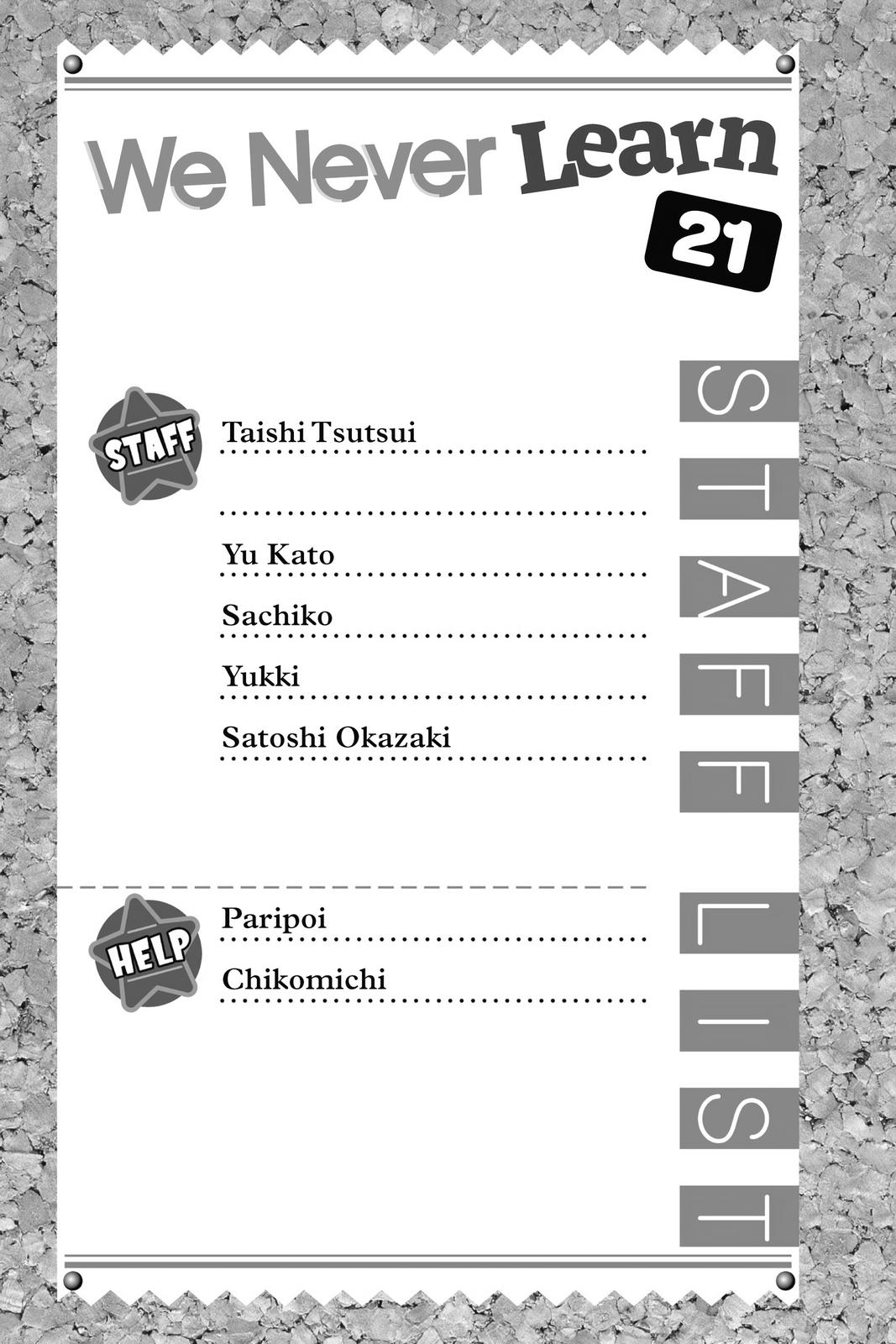 We Never Learn Chapter 187 - Page 31