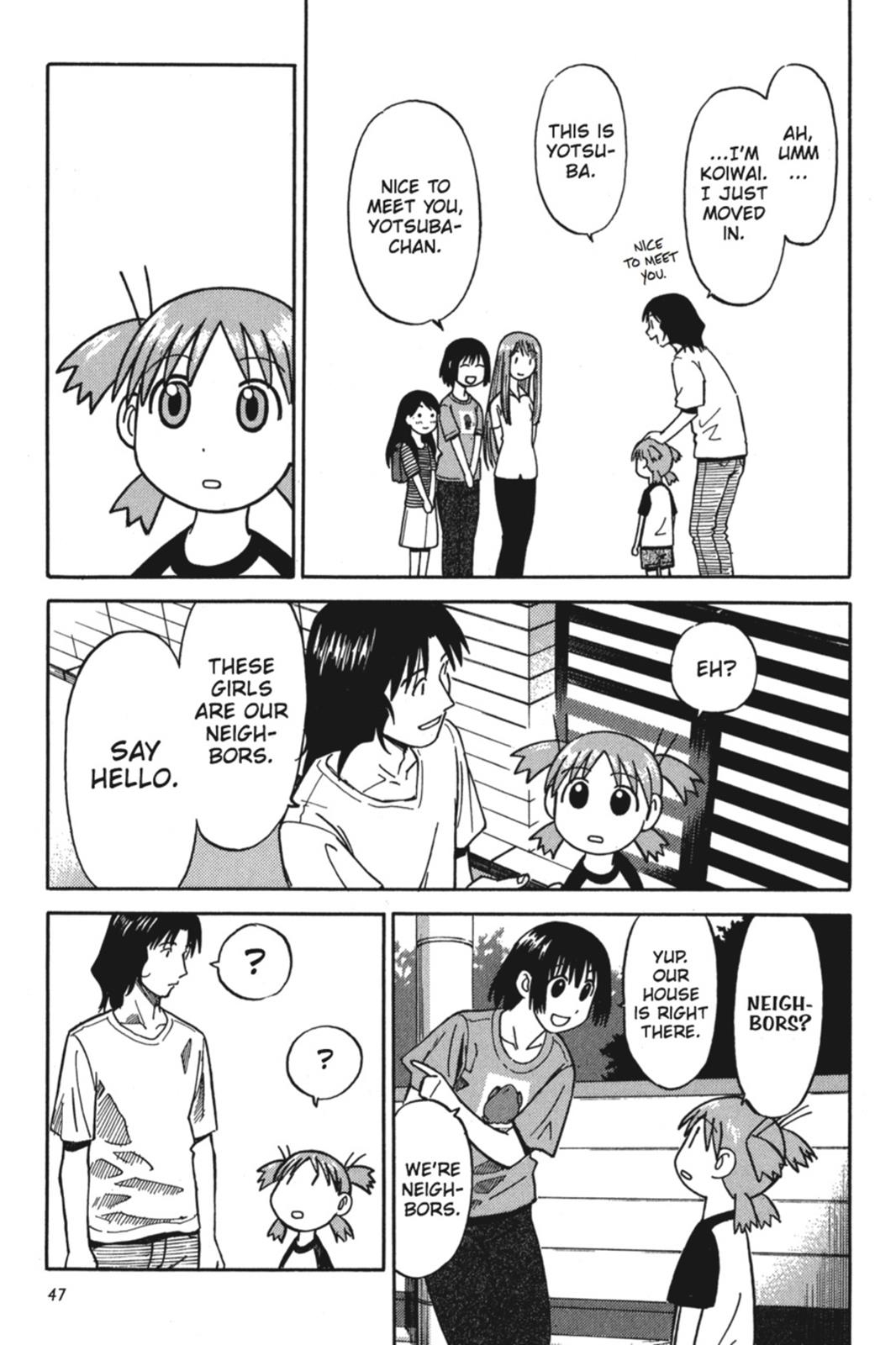 Yotsuba&! Chapter 1 - Page 47