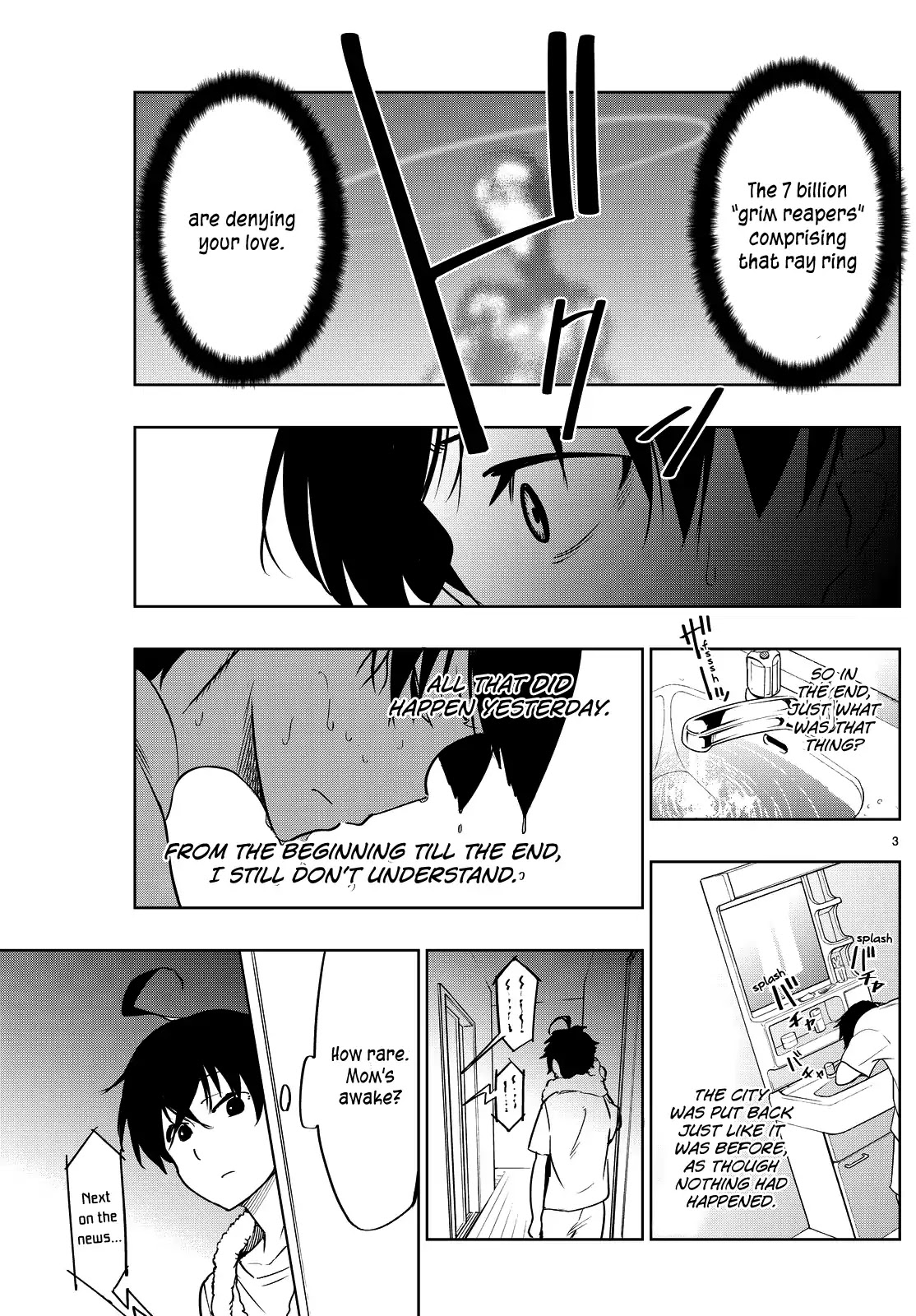 You, the One and Only, and the Seven Billion Grim Reapers Chapter 2 - Page 7