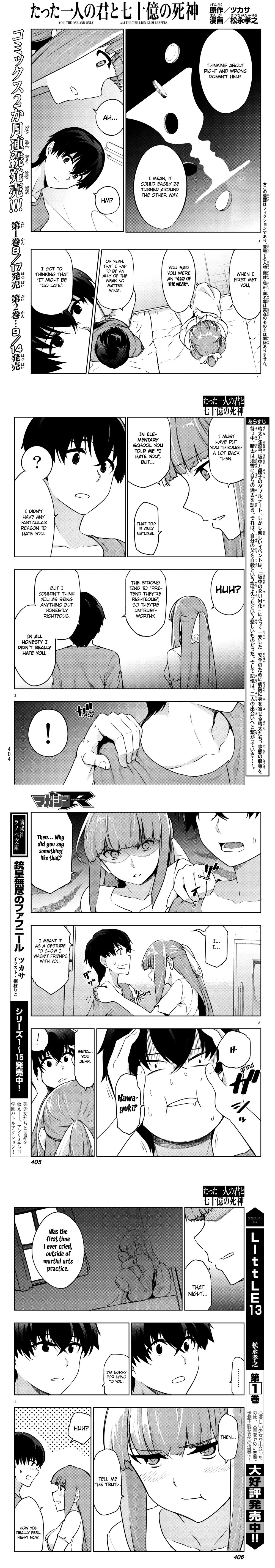 You, the One and Only, and the Seven Billion Grim Reapers Chapter 4.2 - Page 3
