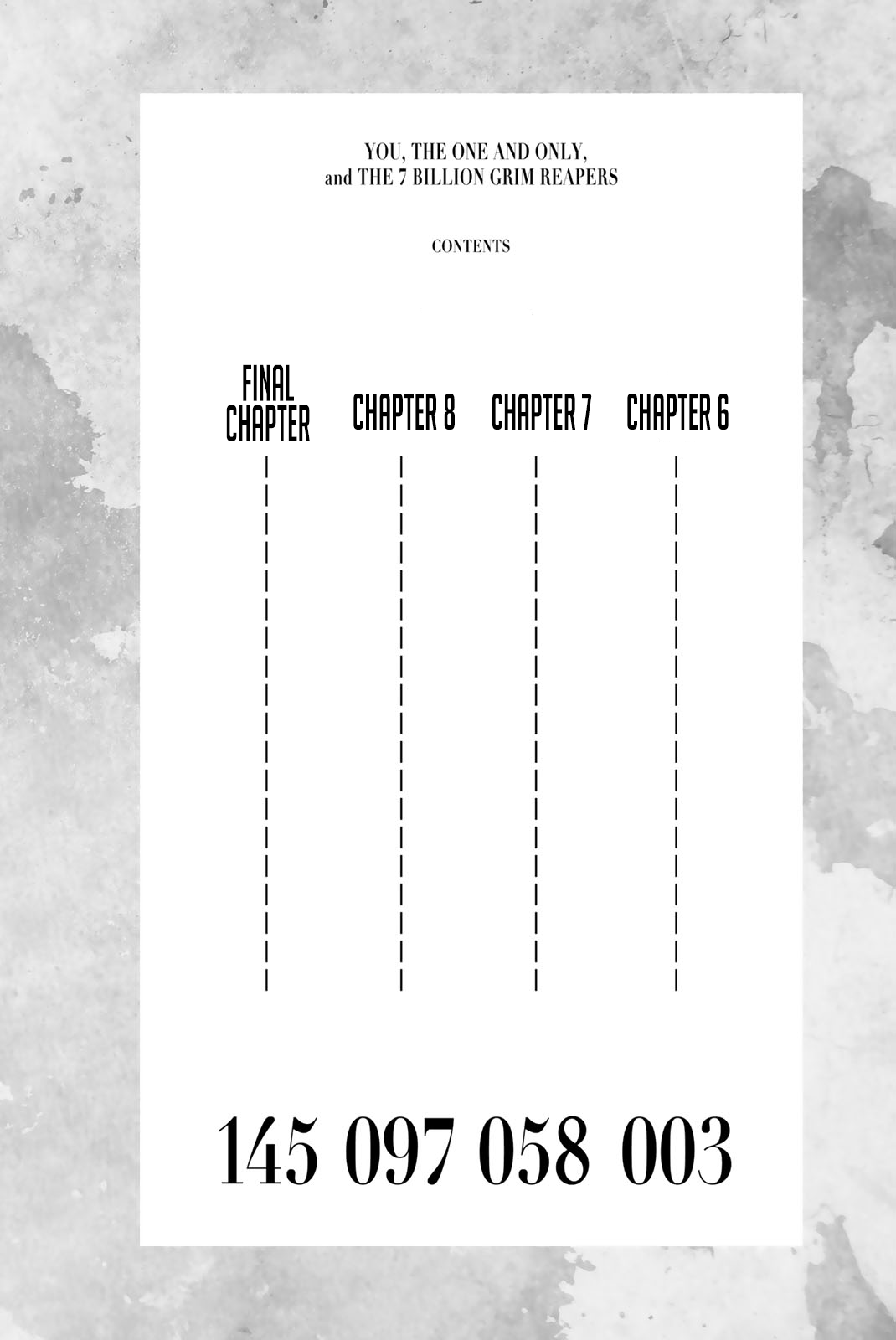 You, the One and Only, and the Seven Billion Grim Reapers Chapter 6 - Page 4