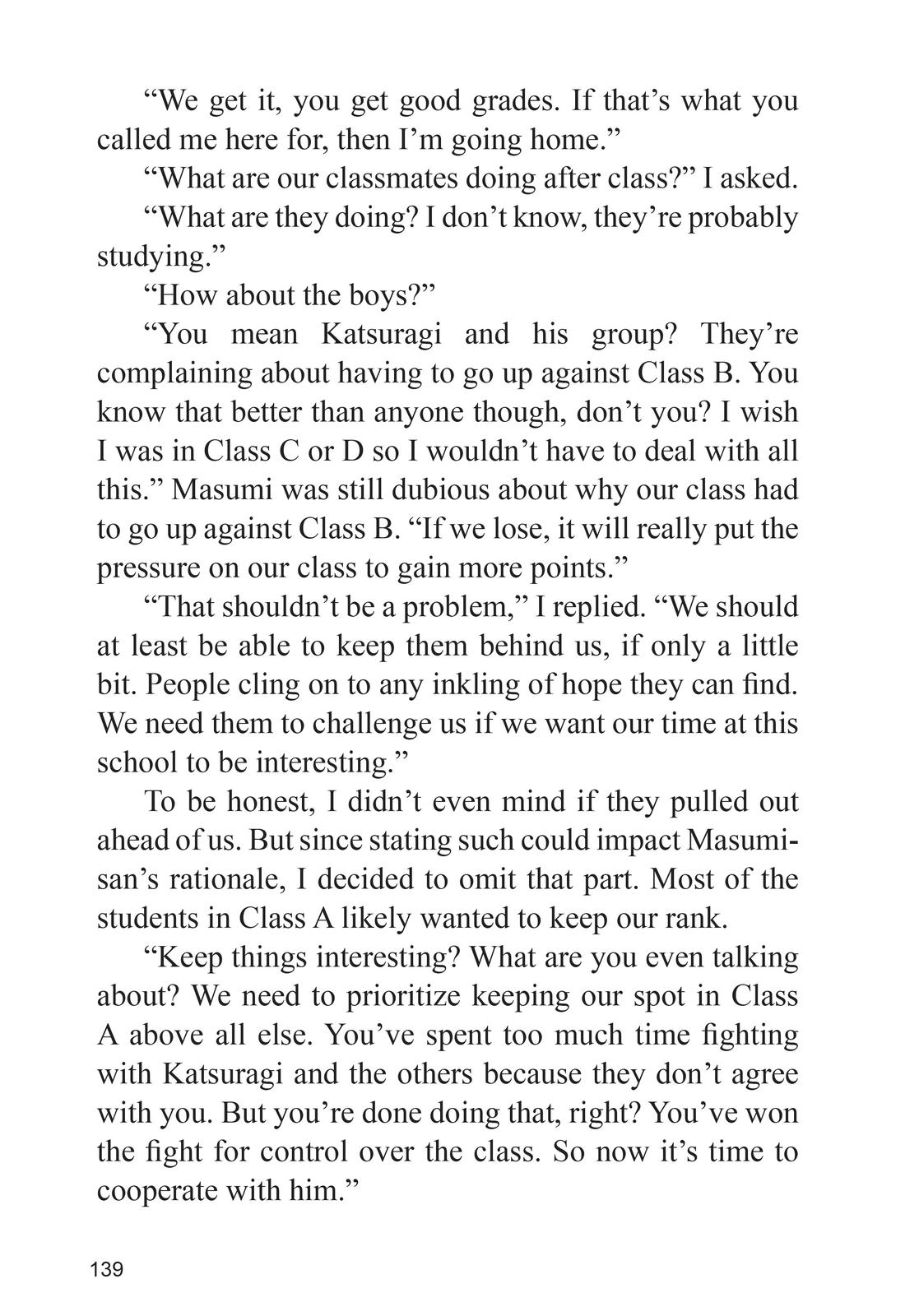 Classroom of the Elite Chapter 27.5 - Page 3