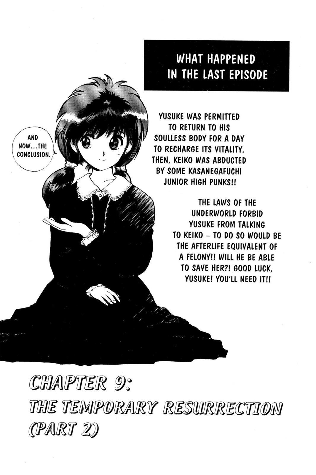 Yu Yu Hakusho Chapter 9 - Page 10