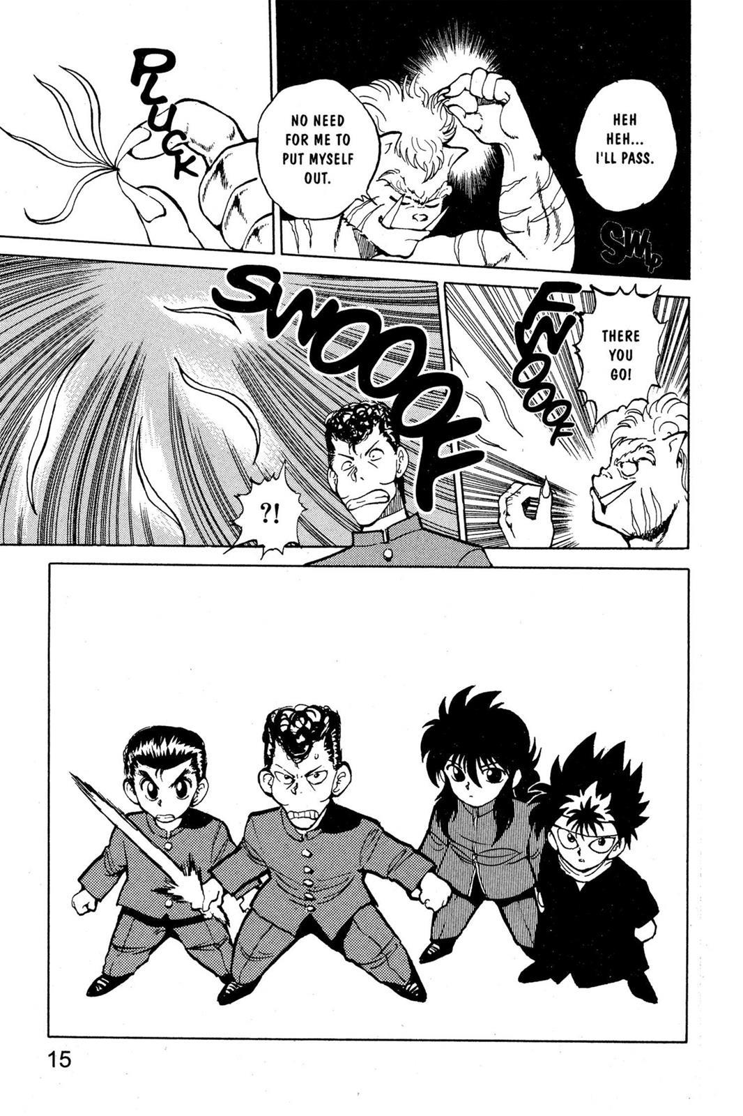 Yu Yu Hakusho Chapter 36 - Page 16