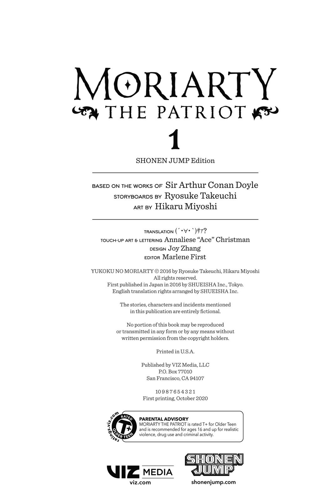Moriarty the Patriot Chapter 3 - Page 66