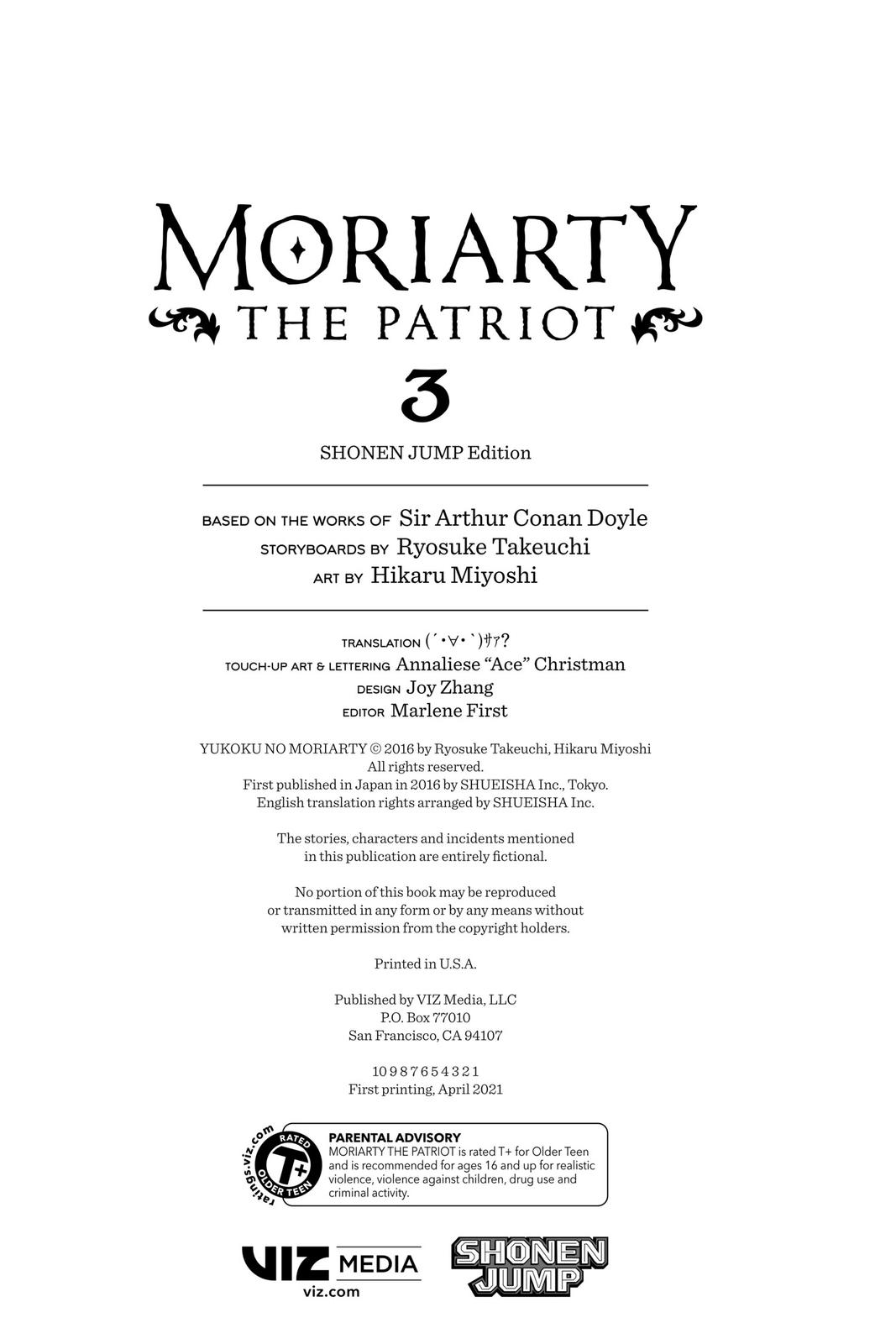 Moriarty the Patriot Chapter 11 - Page 56