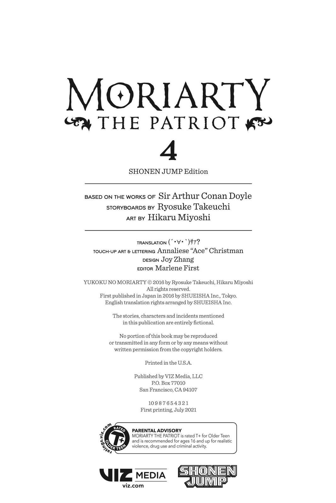 Moriarty the Patriot Chapter 15 - Page 55