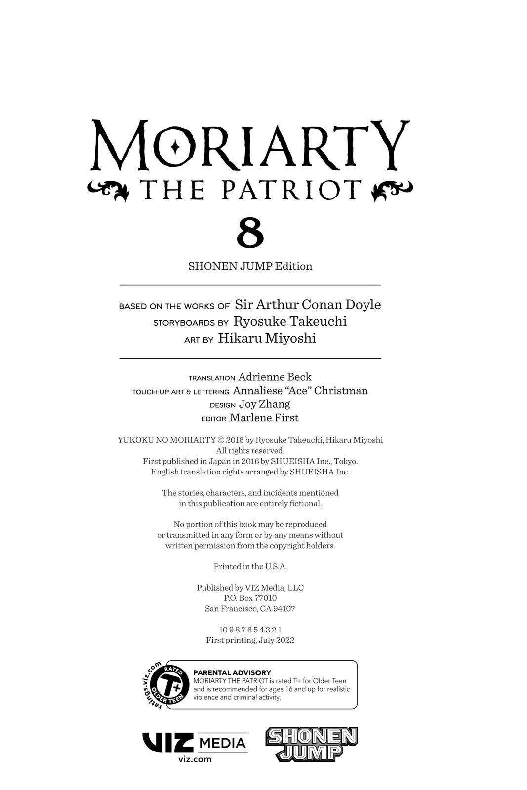 Moriarty the Patriot Chapter 31 - Page 55