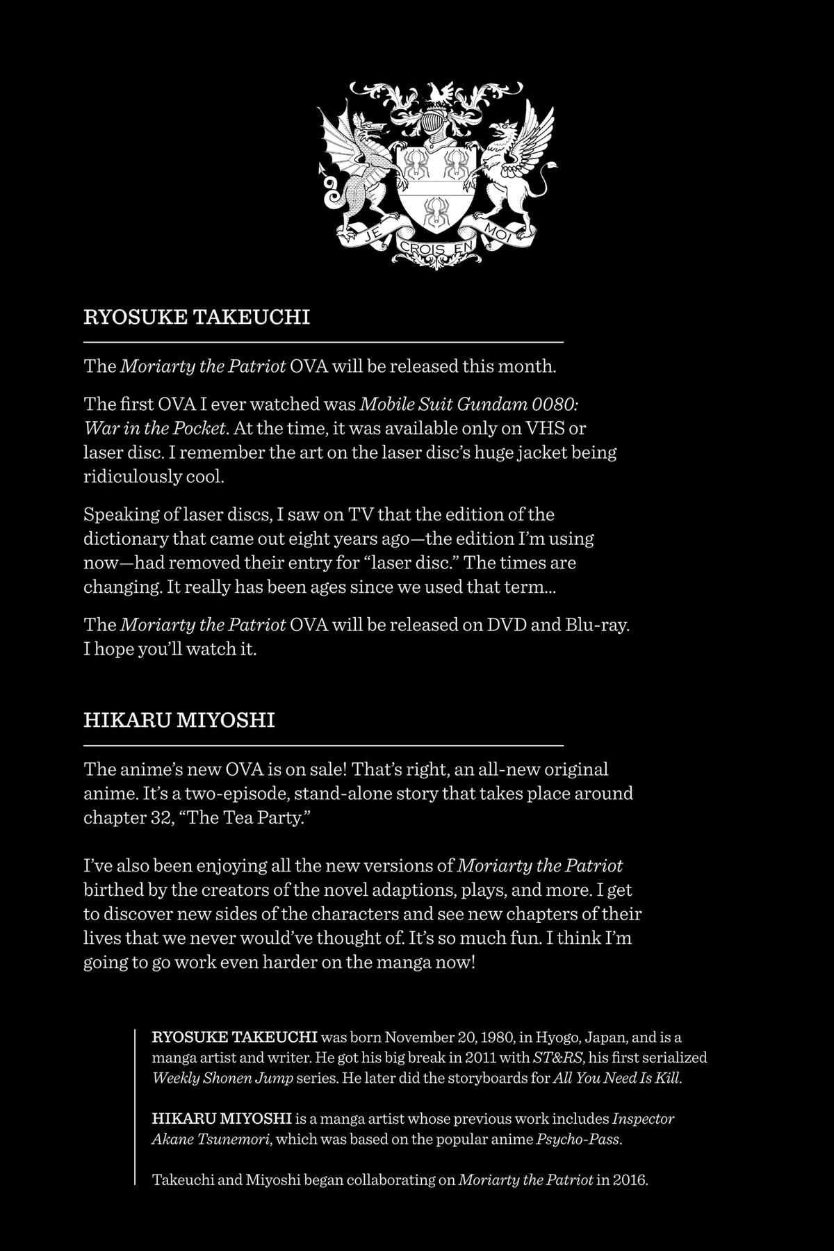 Moriarty the Patriot Chapter 68 - Page 59